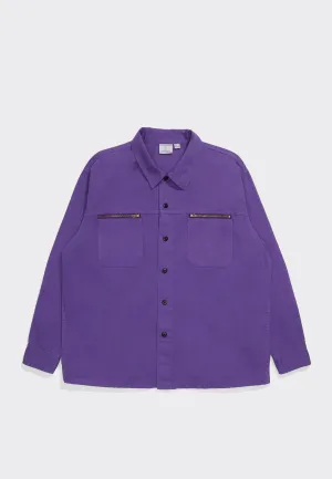 Adsum x Gramicci Twill Work Shirt - Purple