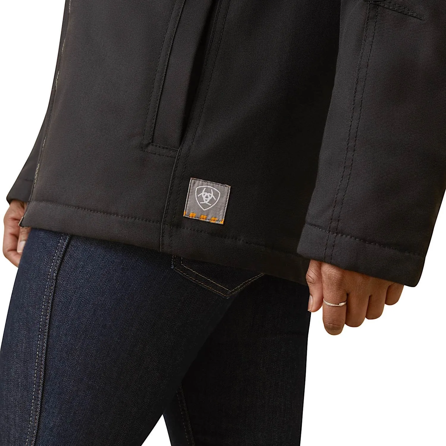 Ariat Womens Rebar Duracanvas Insulated Jacket Black