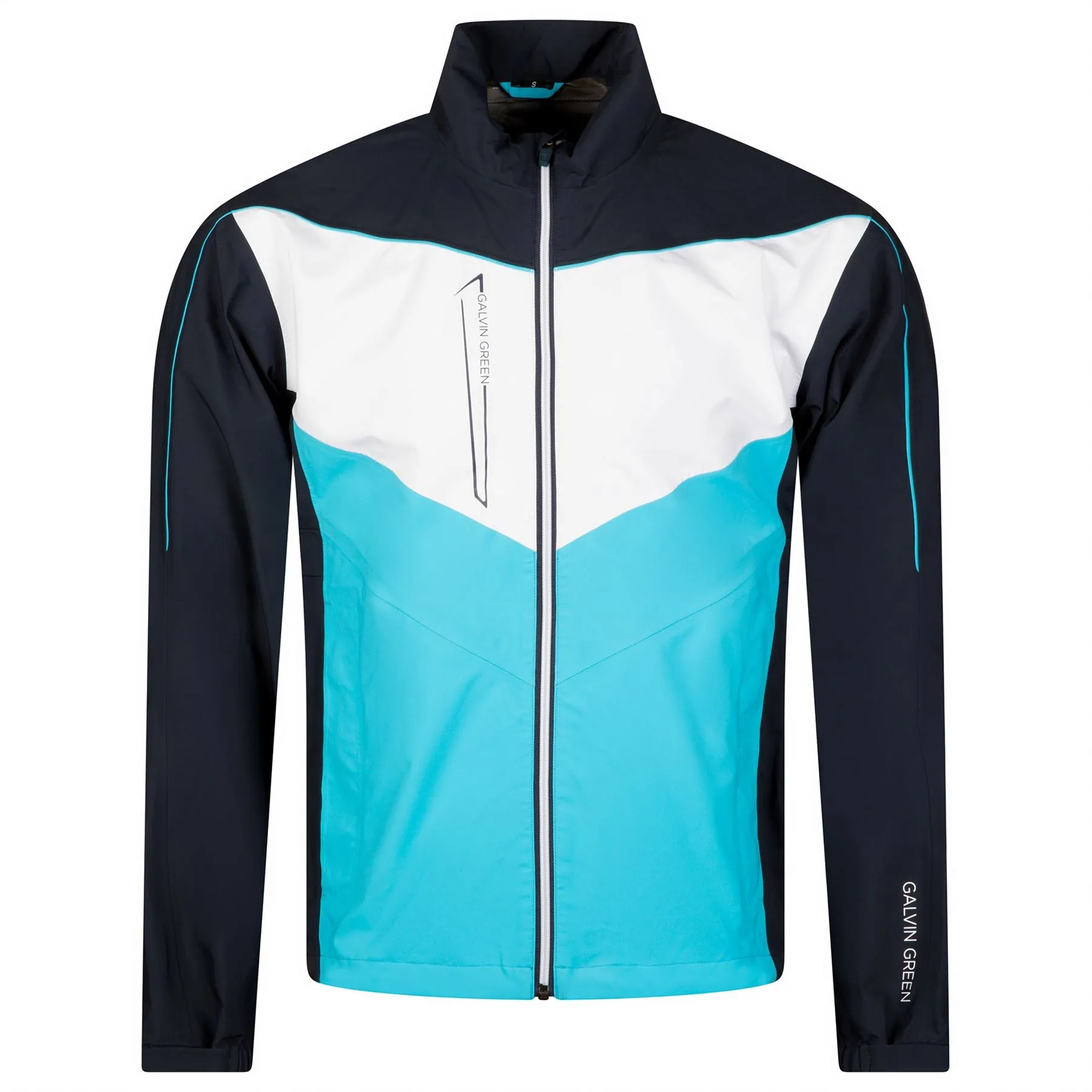 Armstrong GORE-TEX Paclite Waterproof Jacket Navy/Aqua/White - SS24