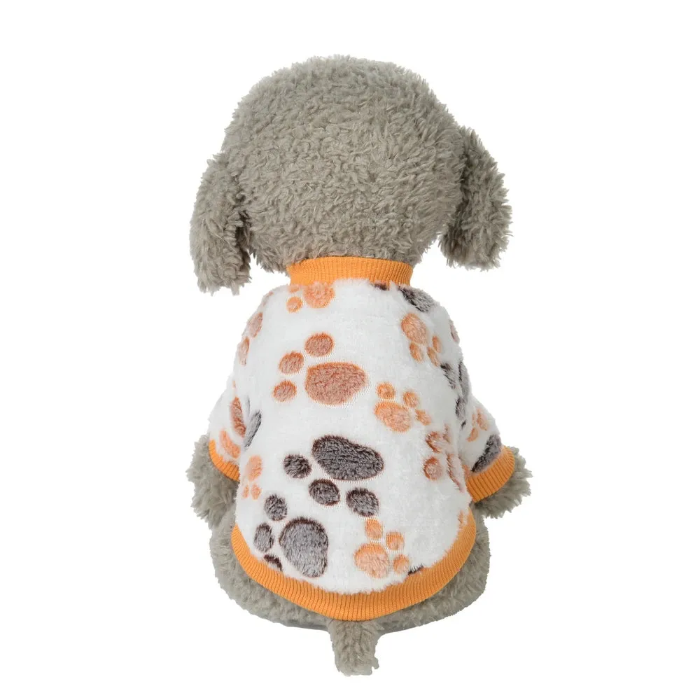 Autumn and Winter Fleece Sweatshirts for Small Dogs and Cats - Soft and Cozy Pet Clothes for Chihuahuas, Yorkies, Pugs, and More