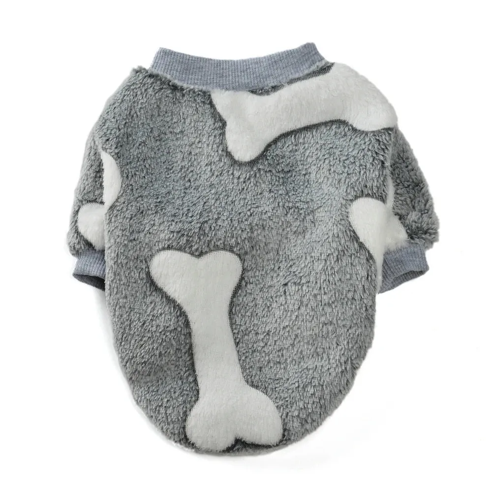 Autumn and Winter Fleece Sweatshirts for Small Dogs and Cats - Soft and Cozy Pet Clothes for Chihuahuas, Yorkies, Pugs, and More