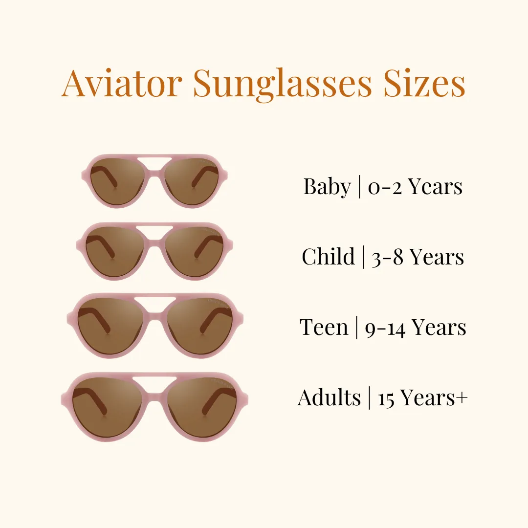 AVIATOR : SEMI-BENDABLE & POLARIZED SUNGLASSES | HEATHER ROSE