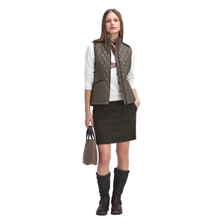 Barbour Ladies Highfield Gilet - Winter Moss/Classic