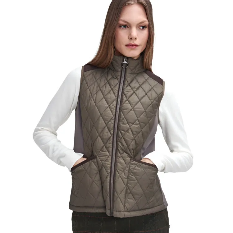 Barbour Ladies Highfield Gilet - Winter Moss/Classic