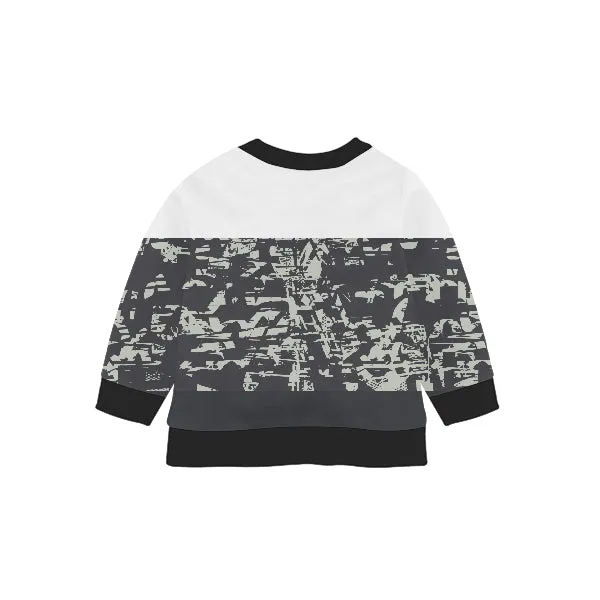 Black And White Kids Sweartshirt