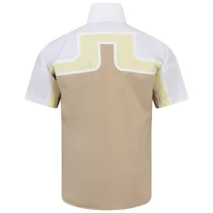 Bridge 2L Stretch Rain Short Sleeve Shirt Safari Beige - SS24