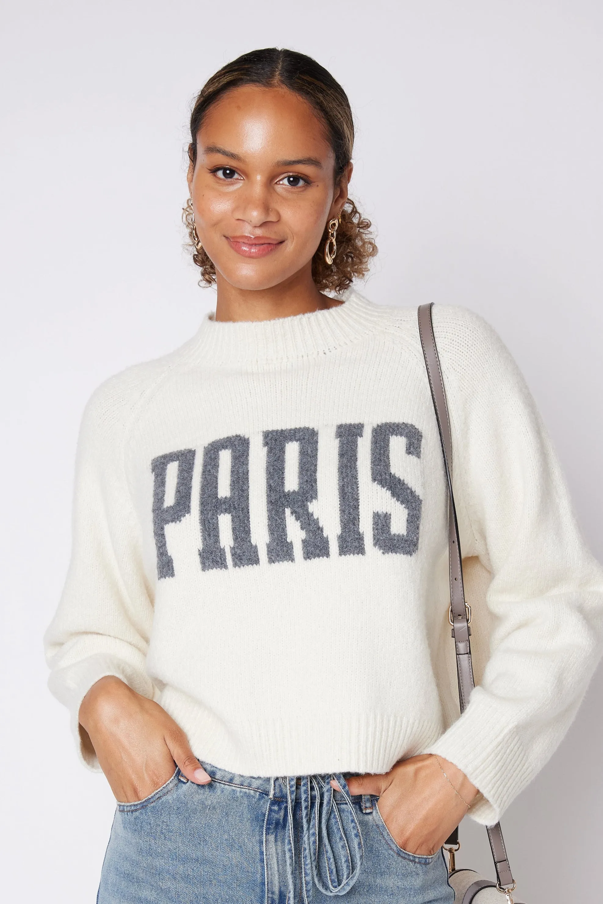 Brogan Letter Front Sweater