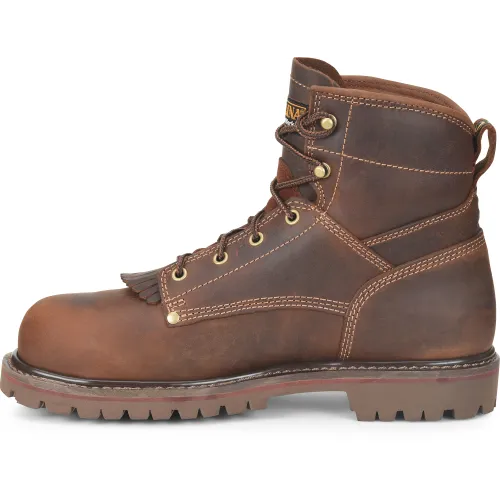 Carolina Men's 28 Series 6” Composite Toe WP Grizzly Work Boot - Brown - CA7528