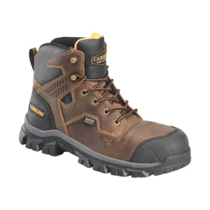 Carolina Men's Falcon 6 Inch Waterproof Steel Toe Work Boots - Brown