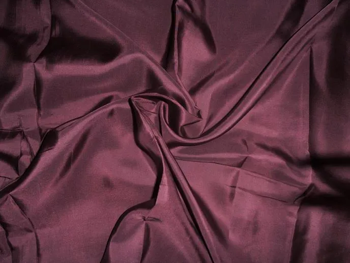 China Silk Habotai- dark Eggplant 44&quot; wide