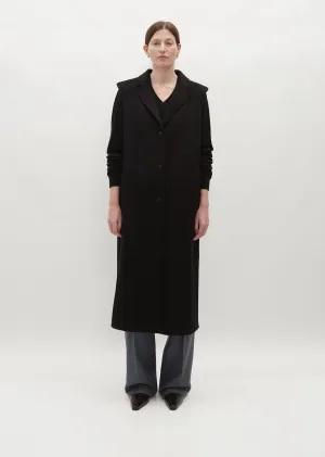 Deanna Wool Cashmere Sleeveless Coat