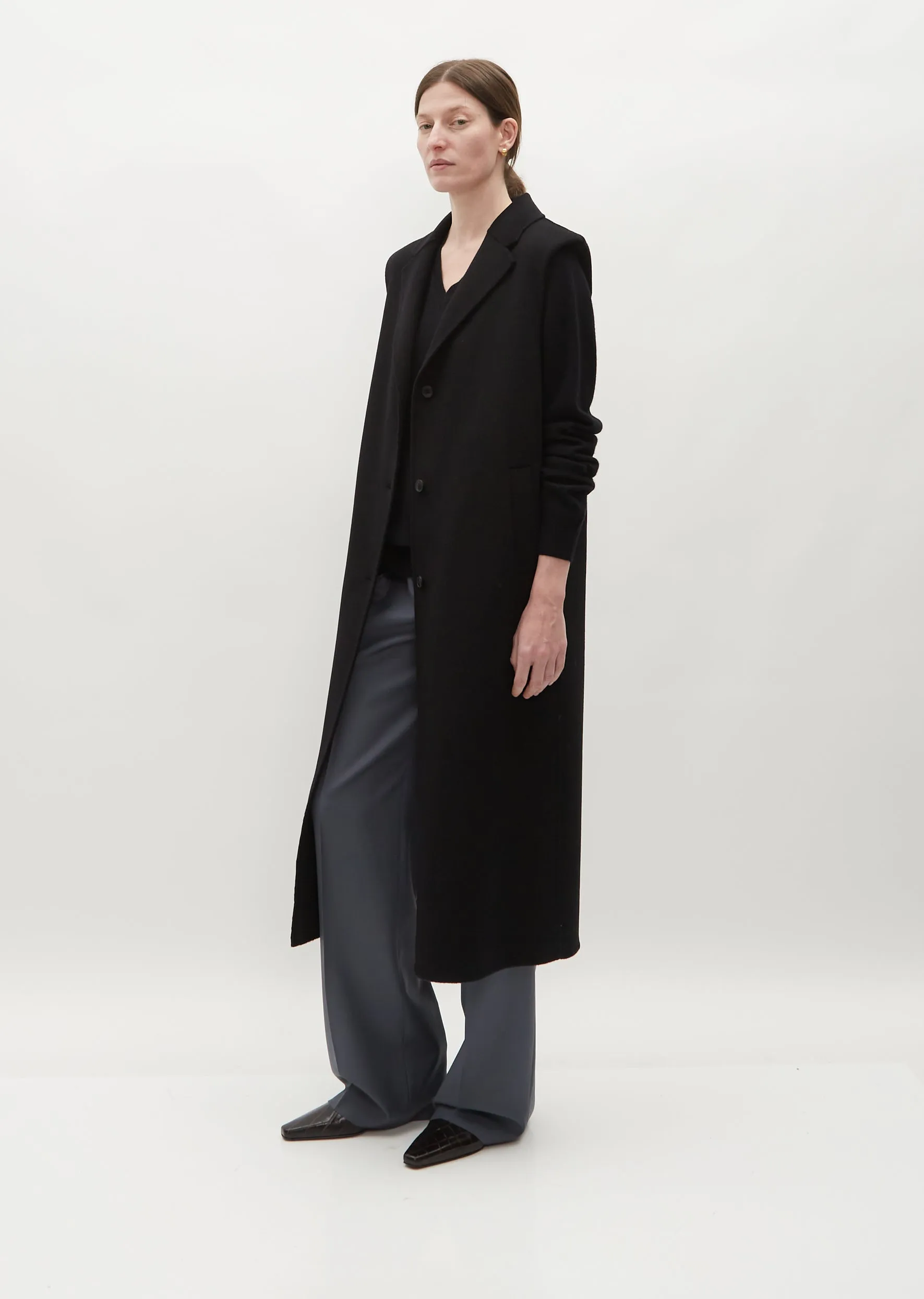 Deanna Wool Cashmere Sleeveless Coat