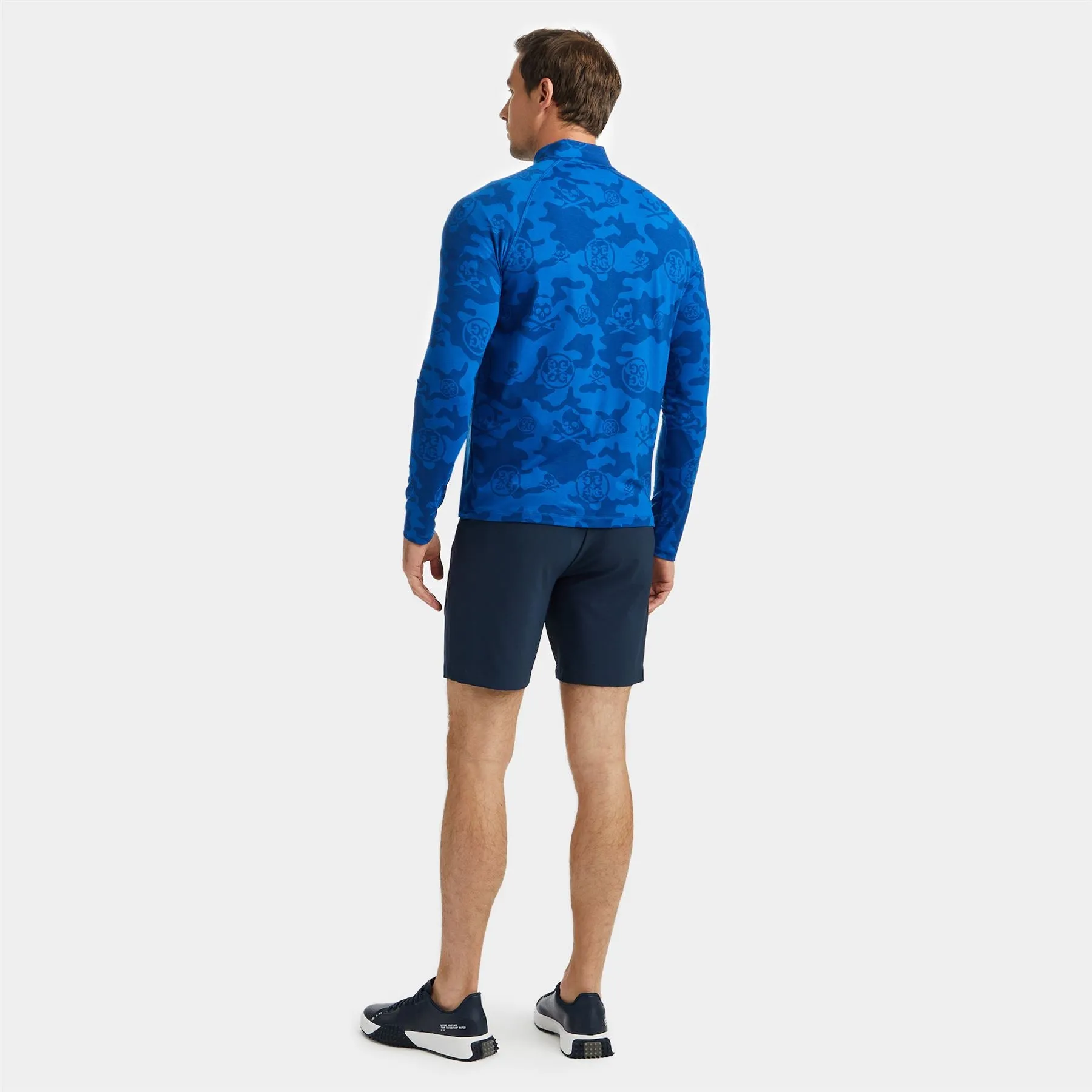 Exploded Icon Camo Luxe Quarter Zip Mid Layer Surf - SS24