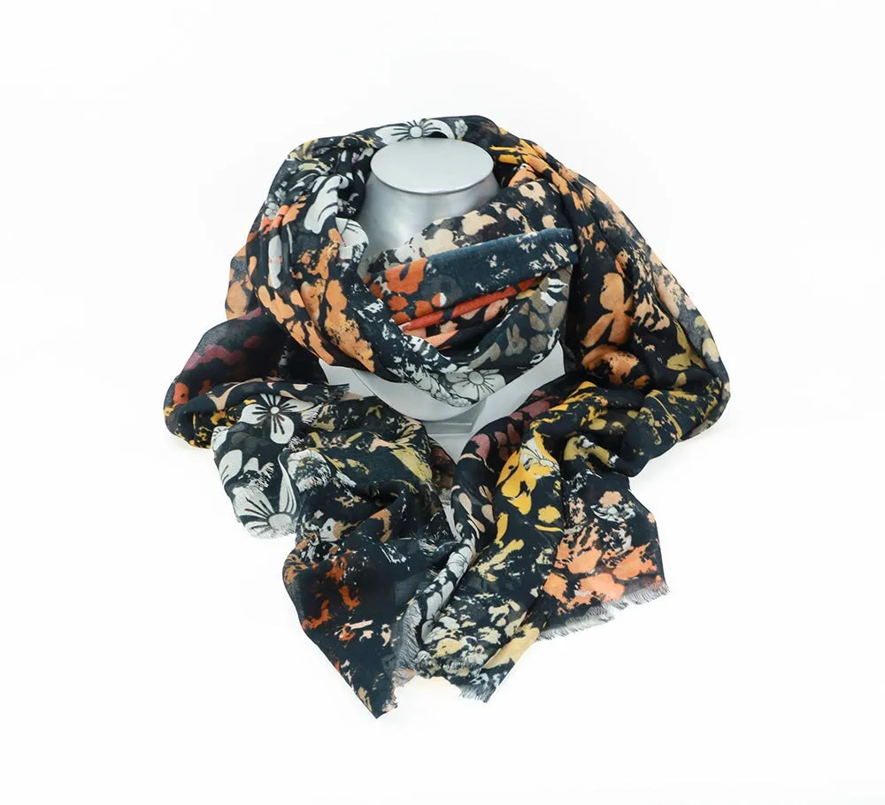 Fall Flowers Shawl