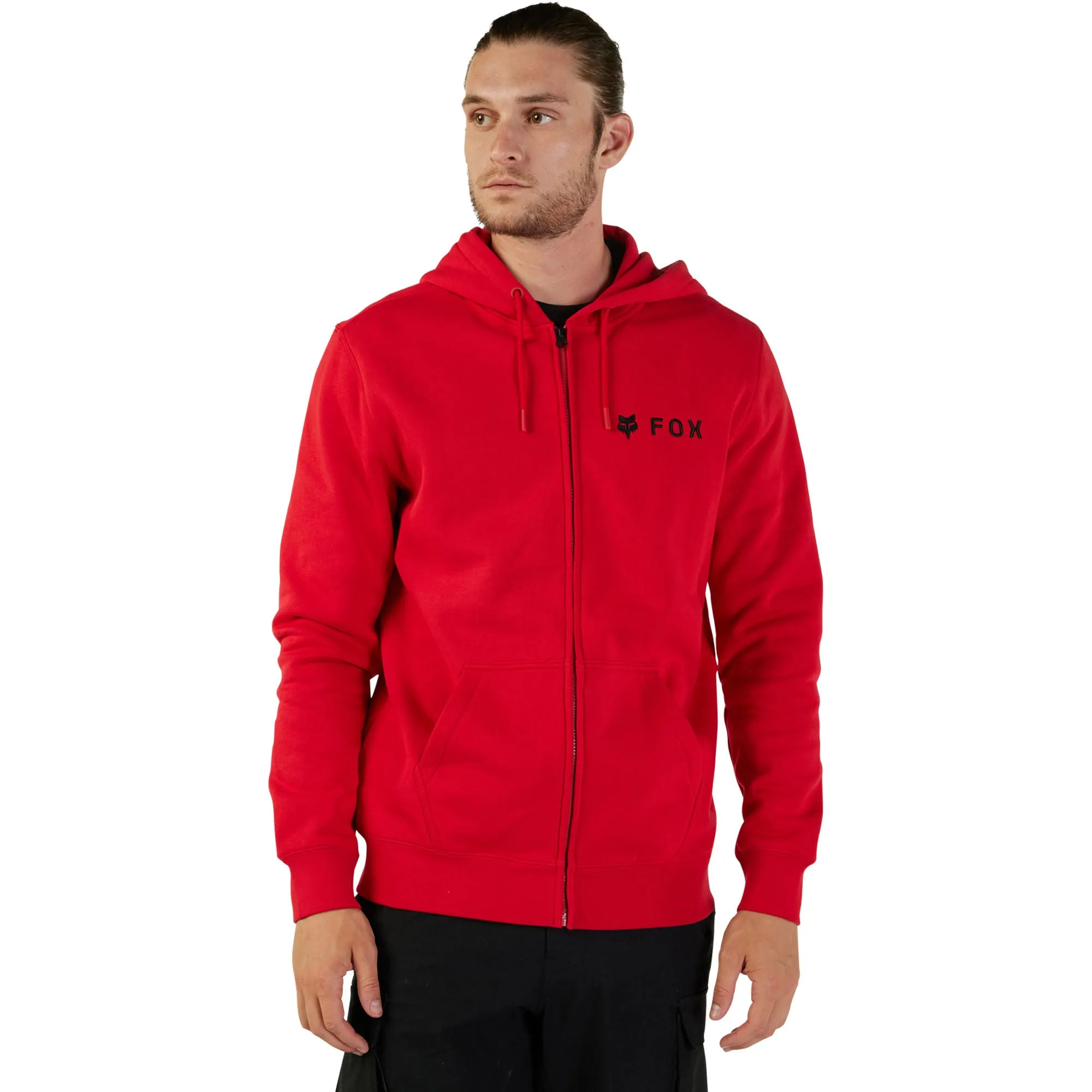 Fox Racing Absolute Fleece Zip Hoodie Flame Red