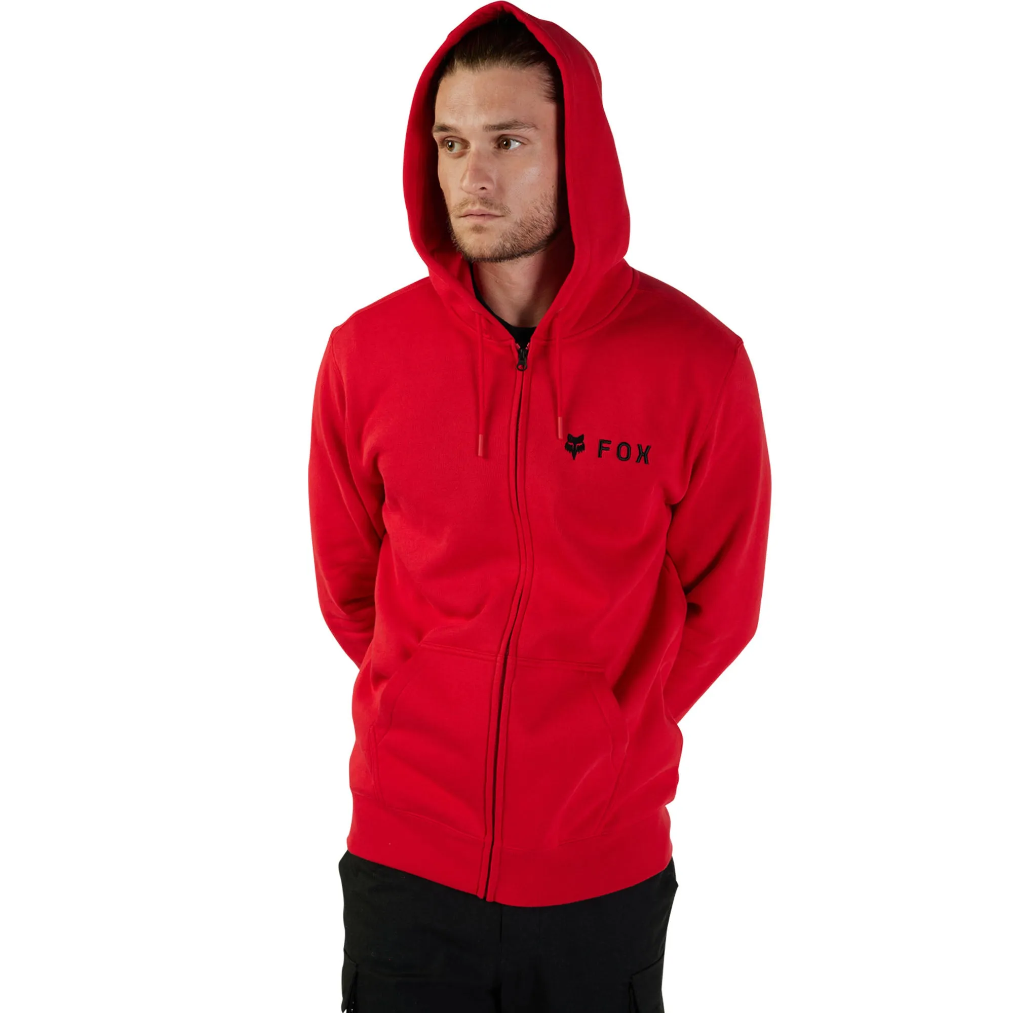 Fox Racing Absolute Fleece Zip Hoodie Flame Red