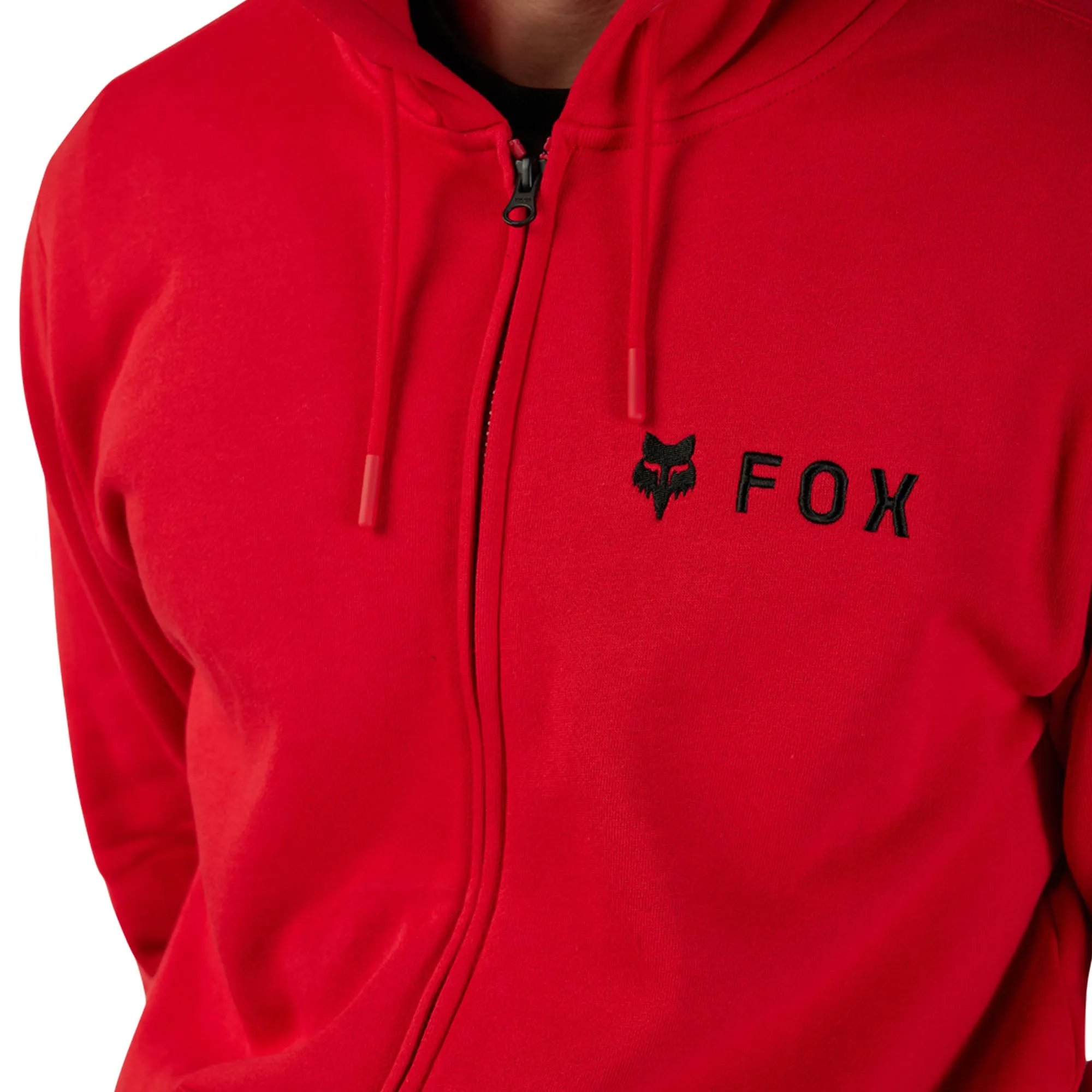 Fox Racing Absolute Fleece Zip Hoodie Flame Red