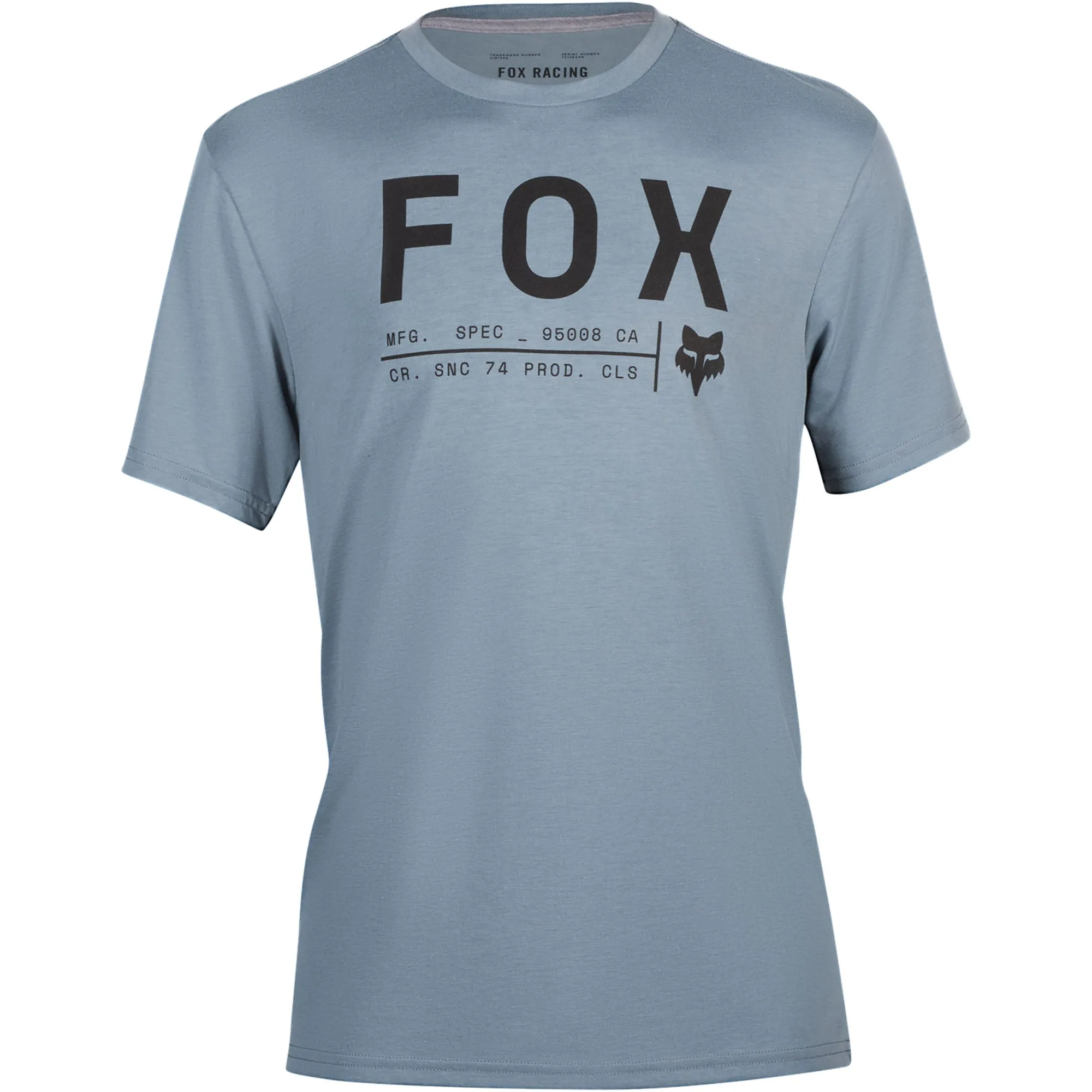 Fox Racing  Mens Non Stop T-Shirt Short Sleeve Tech Tee Soft TruDri Citadel