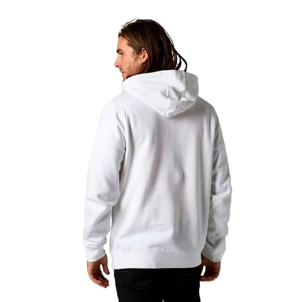 Fox Racing  Mens White Pro Circuit Pullover Fleece Hoodie Soft Casual Sweatshirt