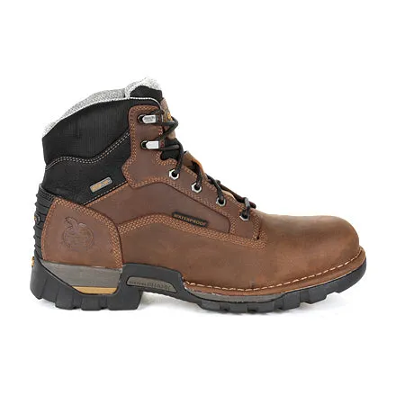 Georgia Men's 6" Eagle One Waterproof Steel Toe Work Boot - Brown GB00313