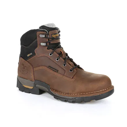 Georgia Men's 6" Eagle One Waterproof Steel Toe Work Boot - Brown GB00313