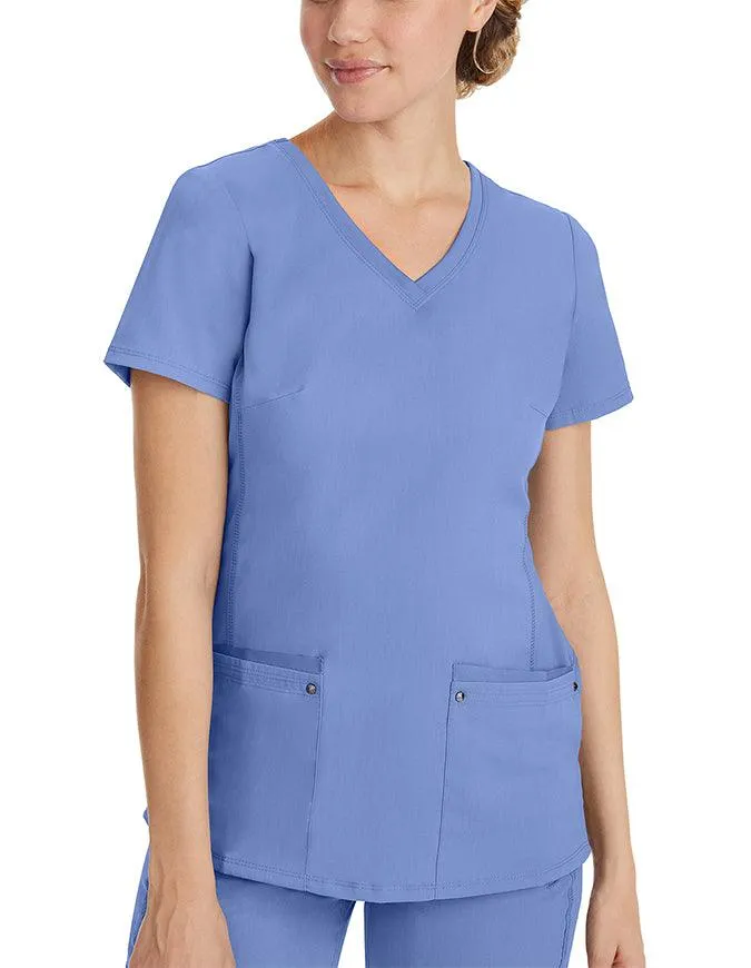 Healing Hands Purple Label Women's Juliet V-Neck Scrub Top