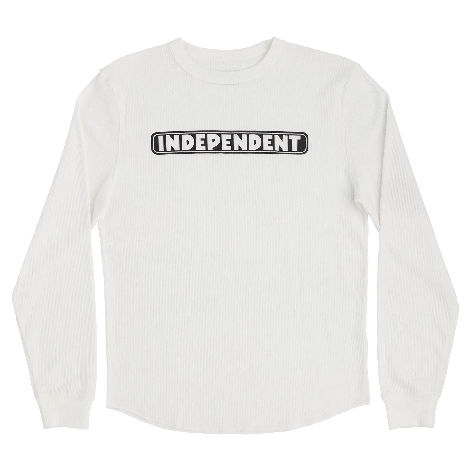 Independent Bar Logo L/S Thermal Top Off White