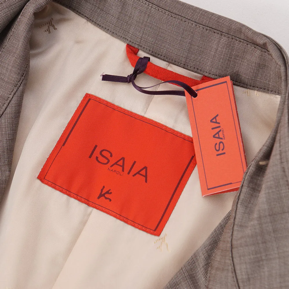 Isaia Weather-Repellent Field Jacket in Light Brown