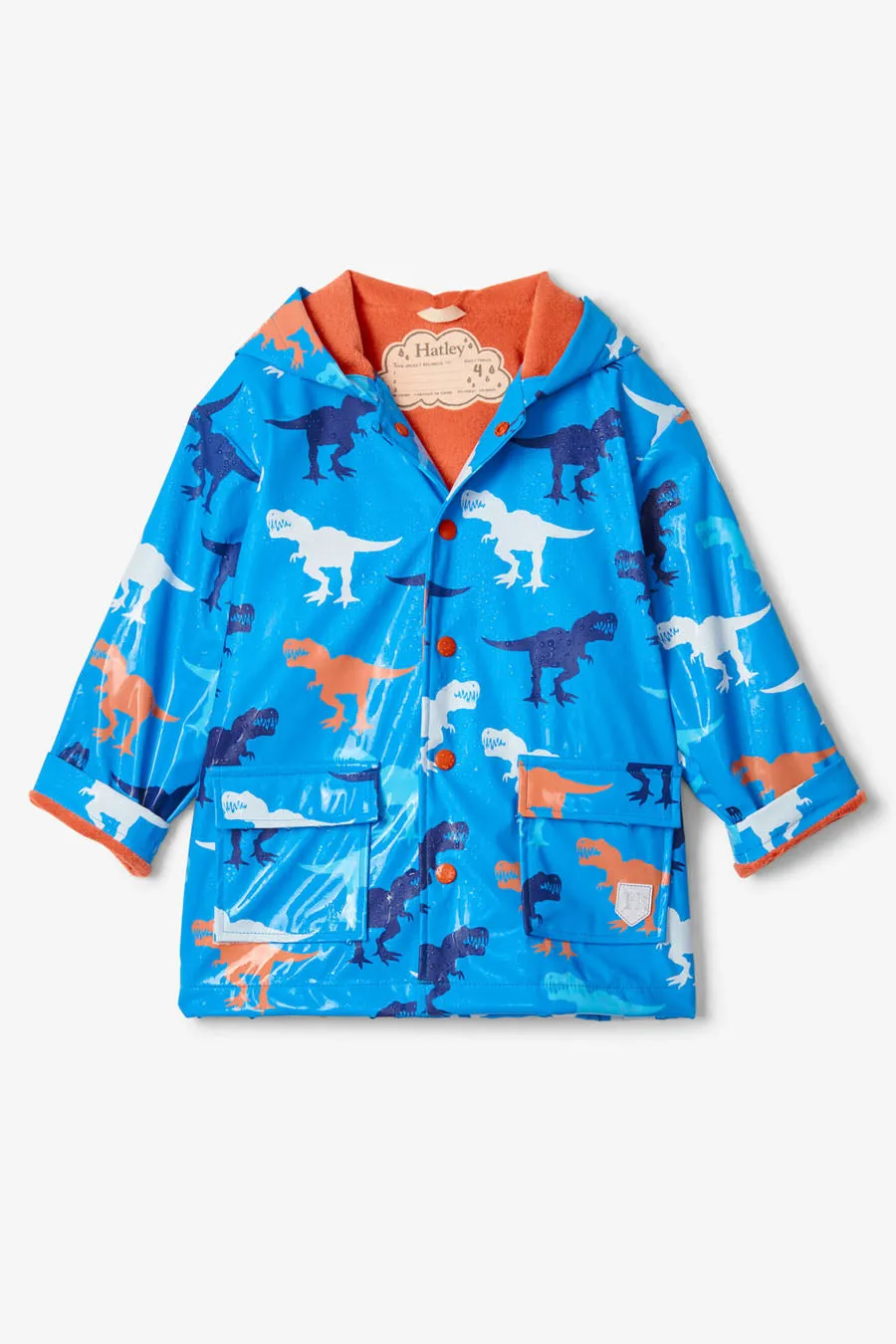 Kids Rain Jacket Hatley Giant T-Rex