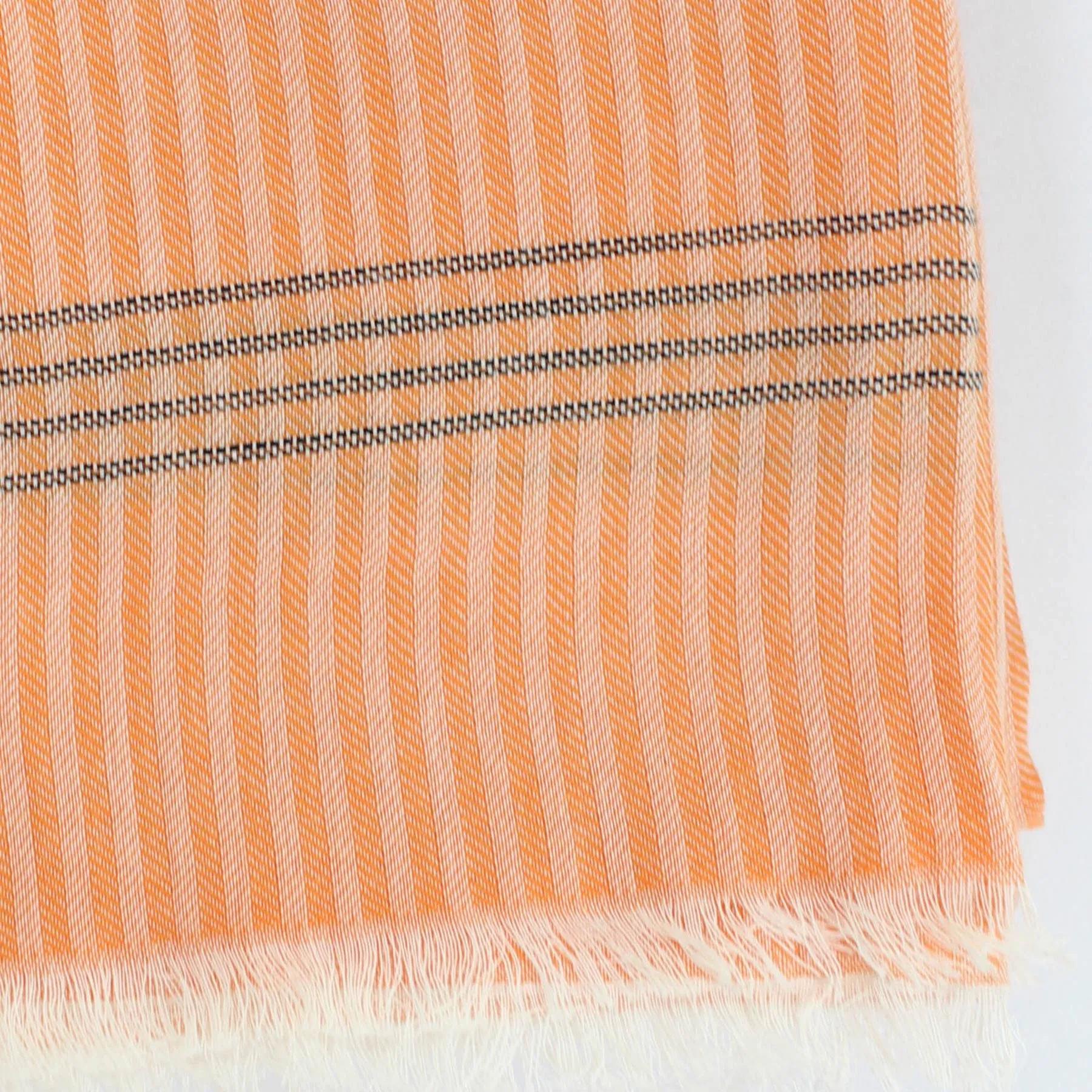 Kiton Scarf Orange - Cotton Shawl SALE