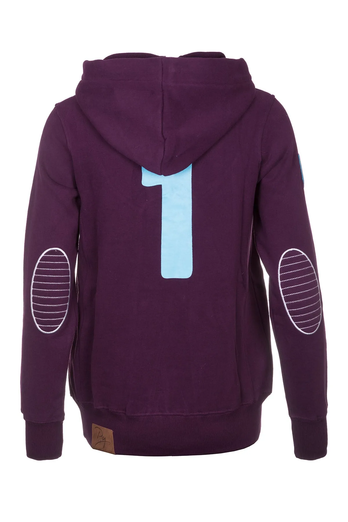 Ladies Button Hoody with Number