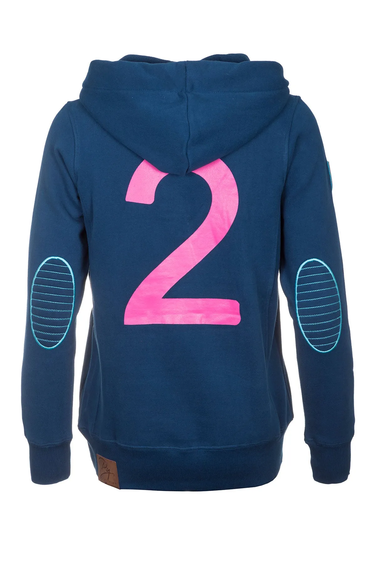 Ladies Button Hoody with Number