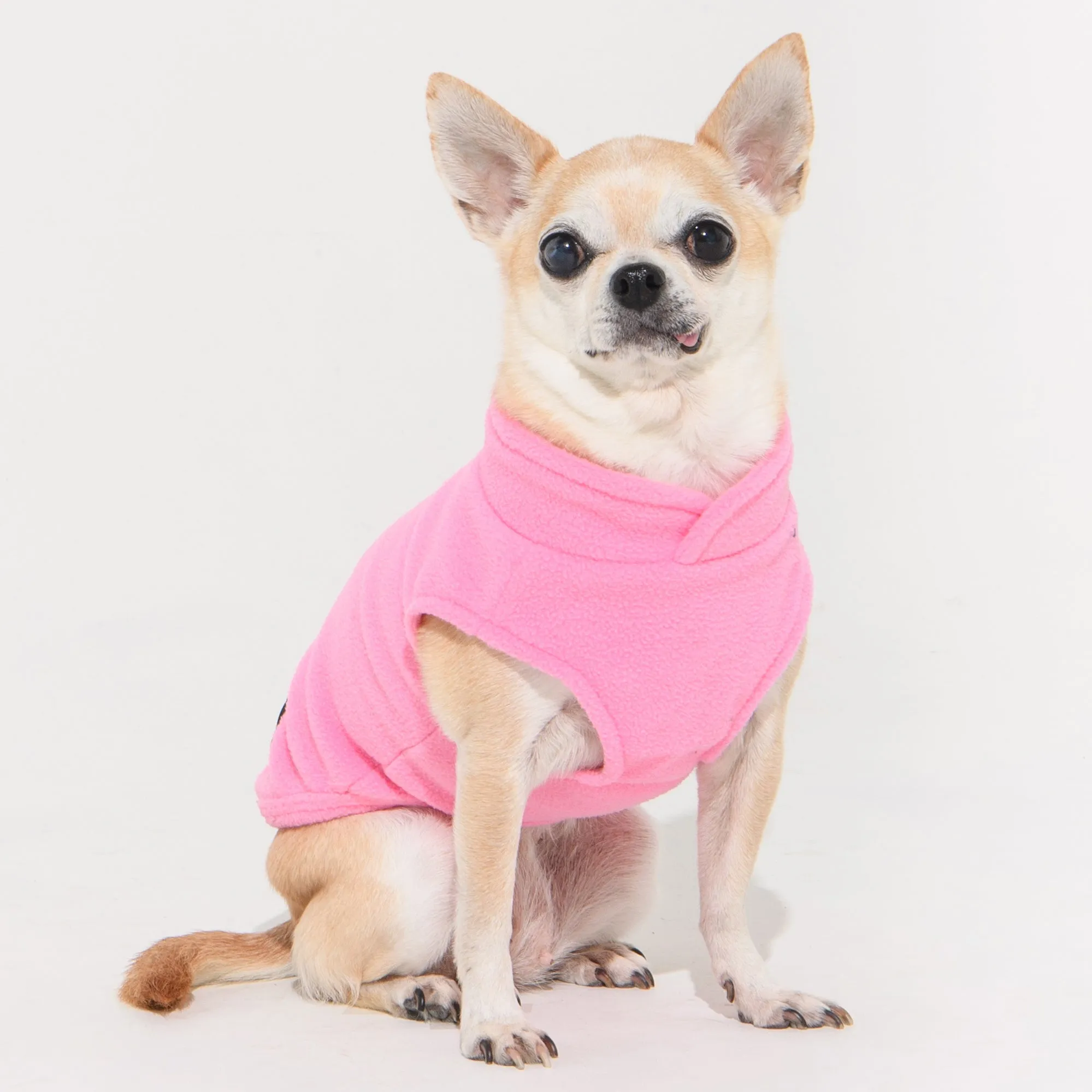 lucius harness fleece sweater - pink