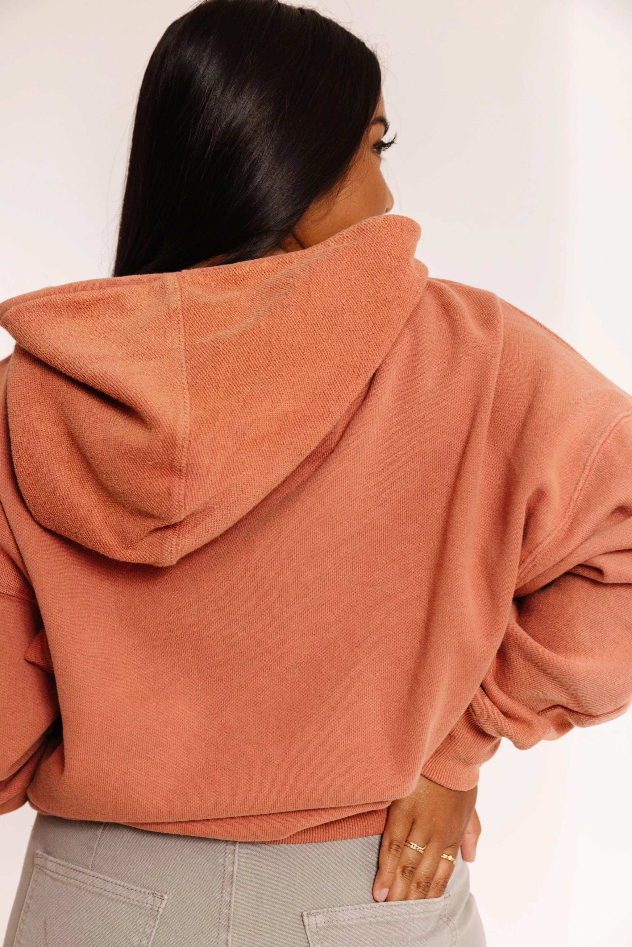 Marina Sweatshirt Hoodie in Clay