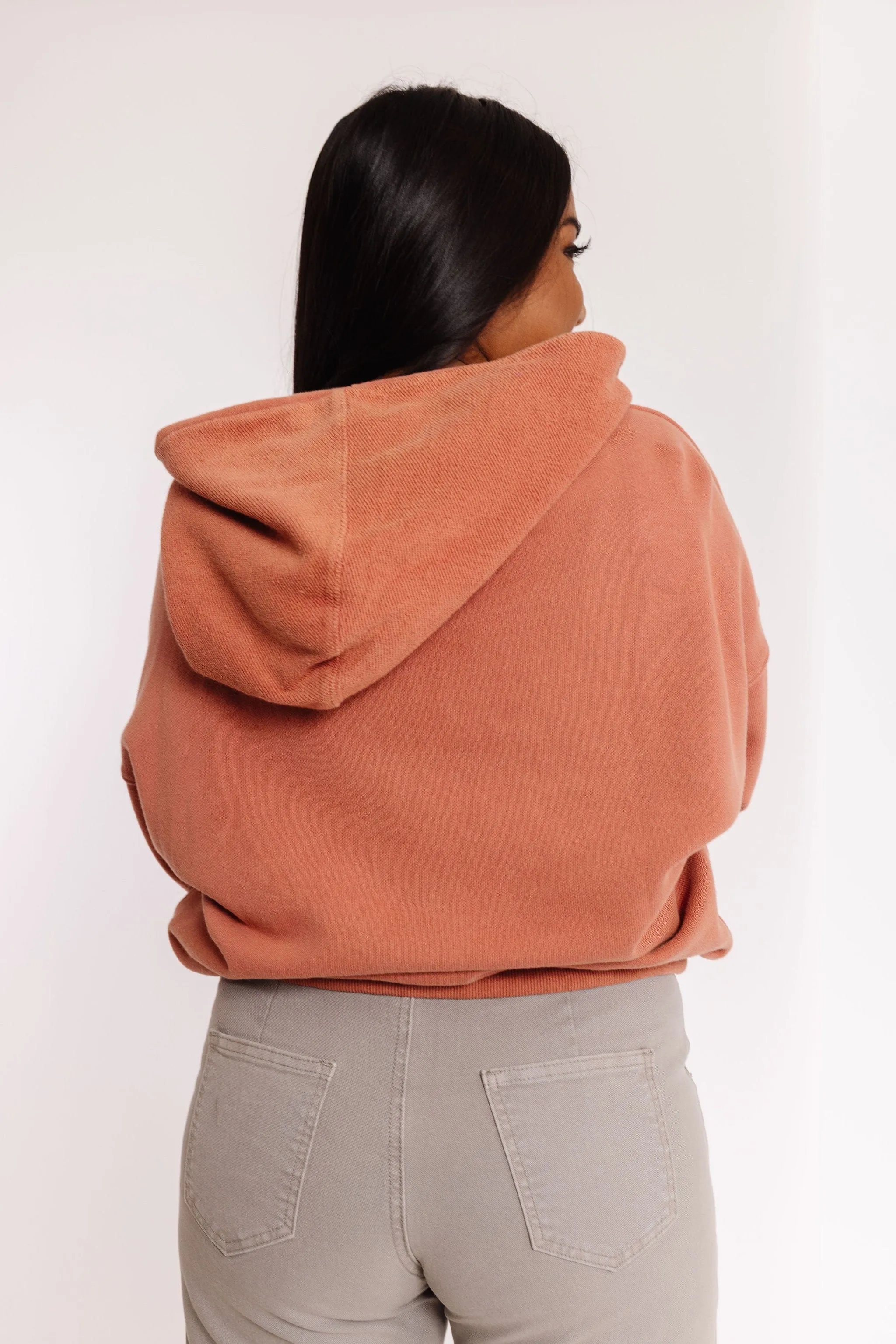 Marina Sweatshirt Hoodie in Clay