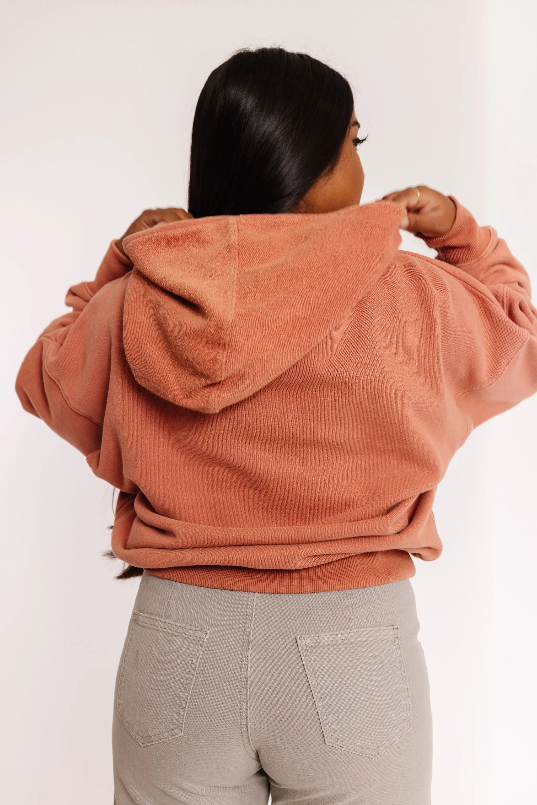 Marina Sweatshirt Hoodie in Clay