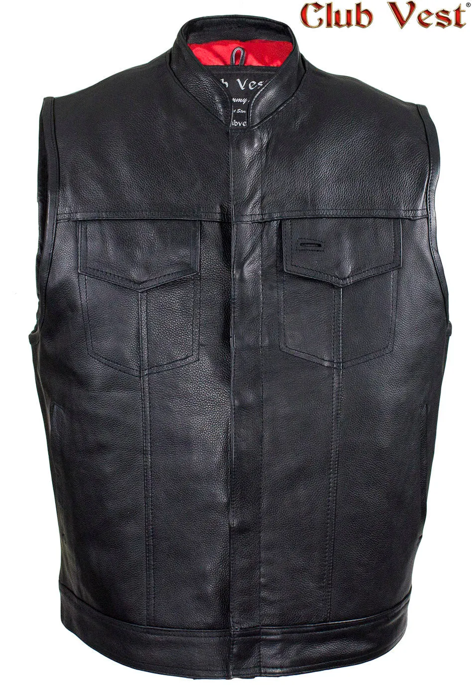 Men's Naked Cowhide Gun Pocket Vest by Club Vest®