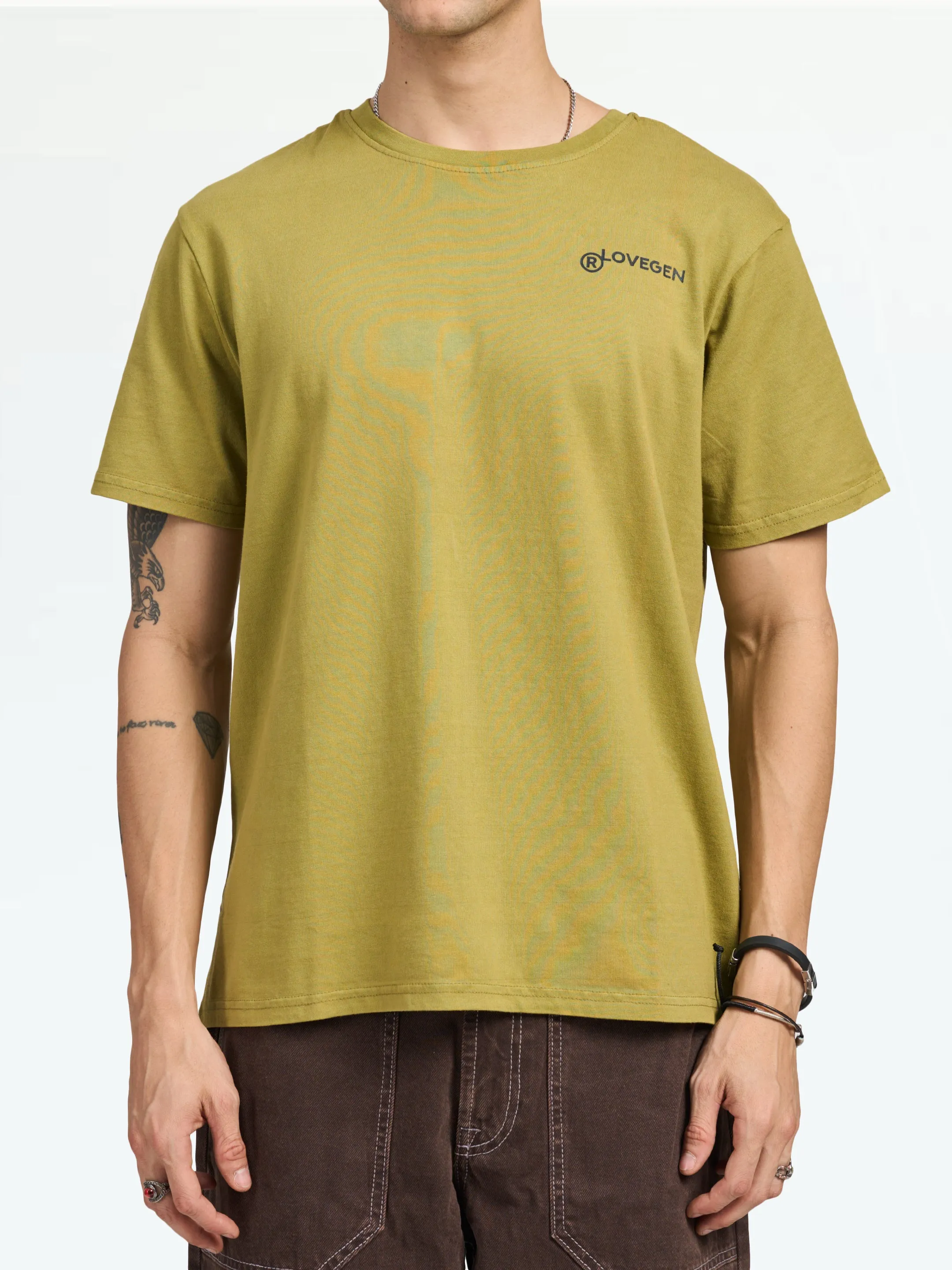 Men's Olive Thermal-B Tee