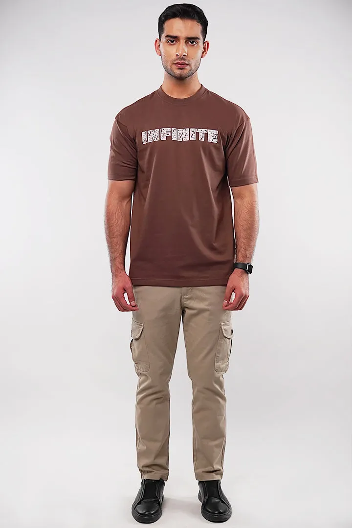 Oversized T-Shirt - Brown