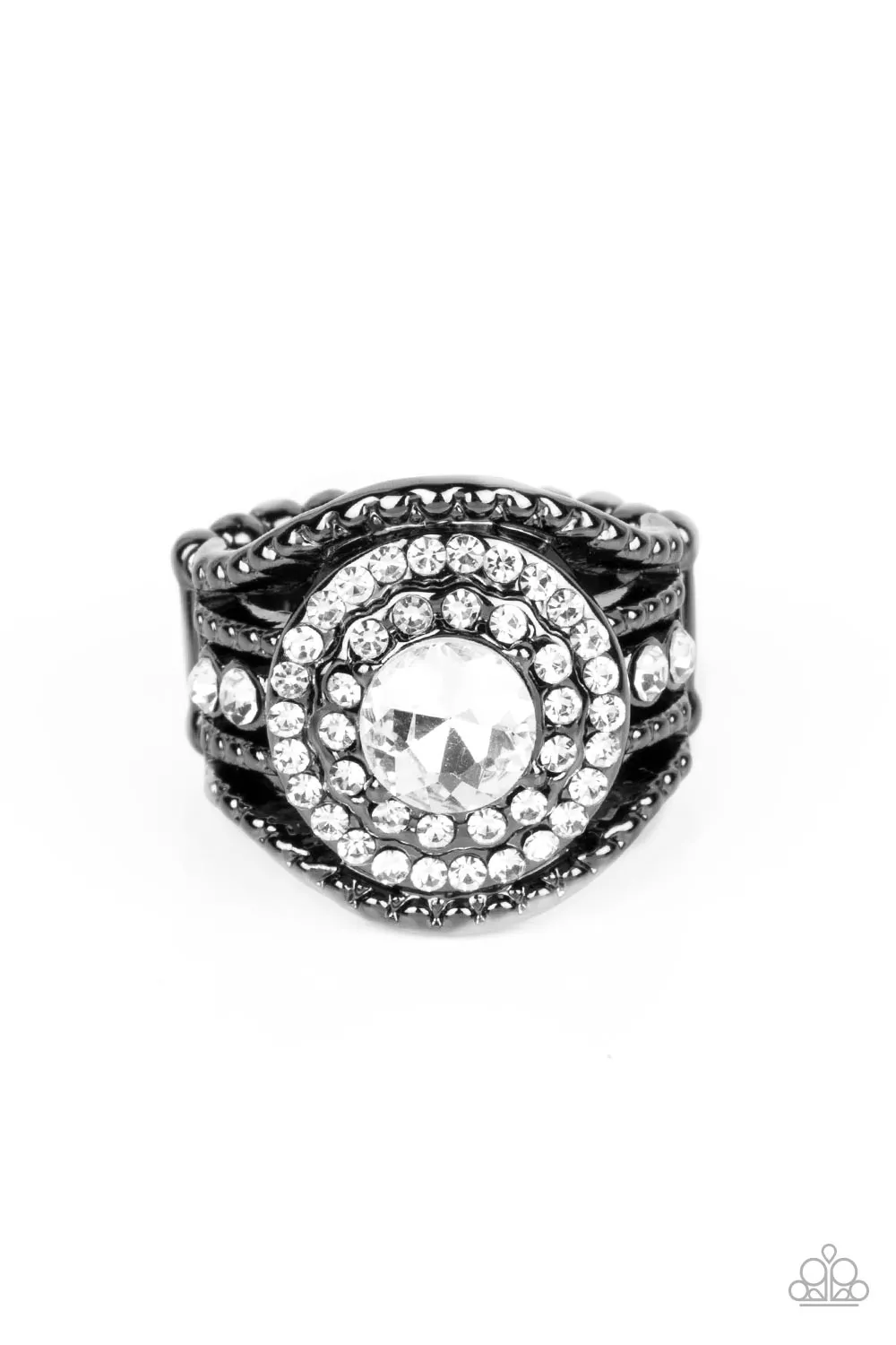 Paparazzi Understated Drama Black Ring