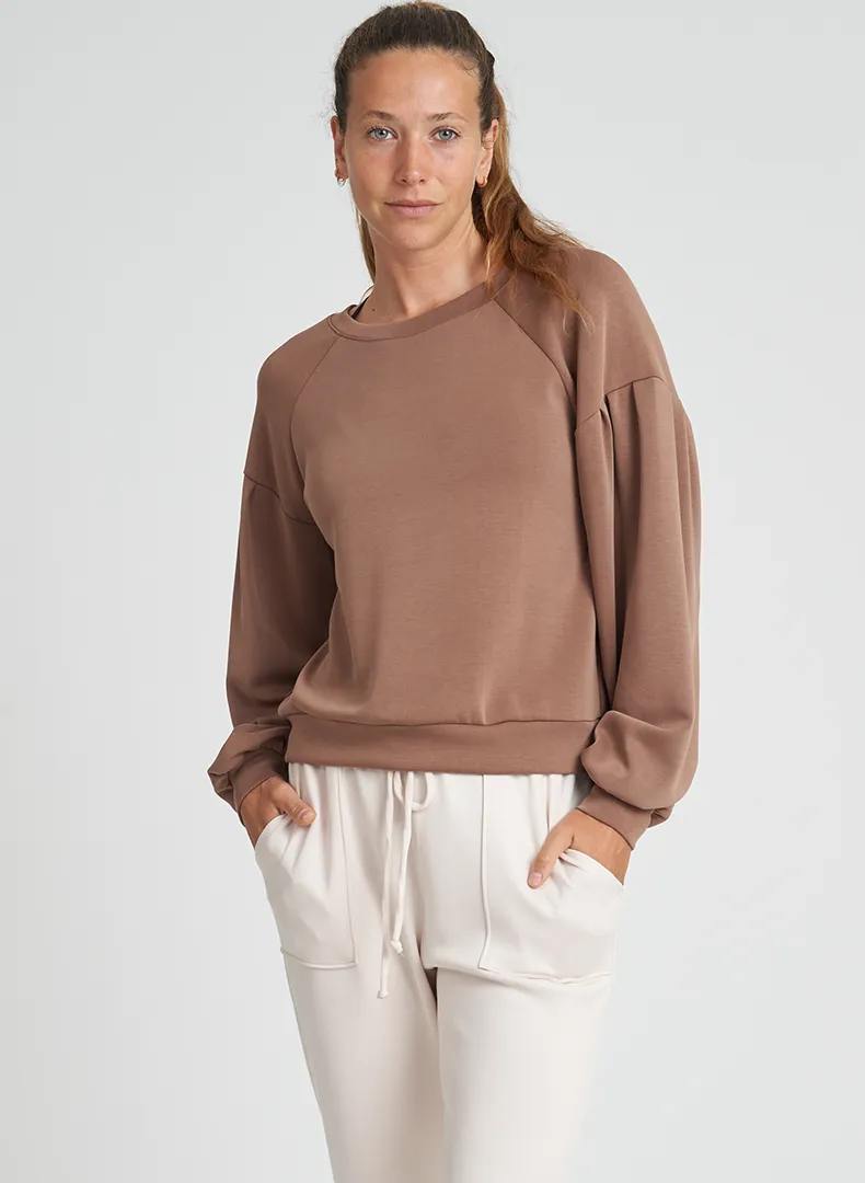 Pleated Pullover