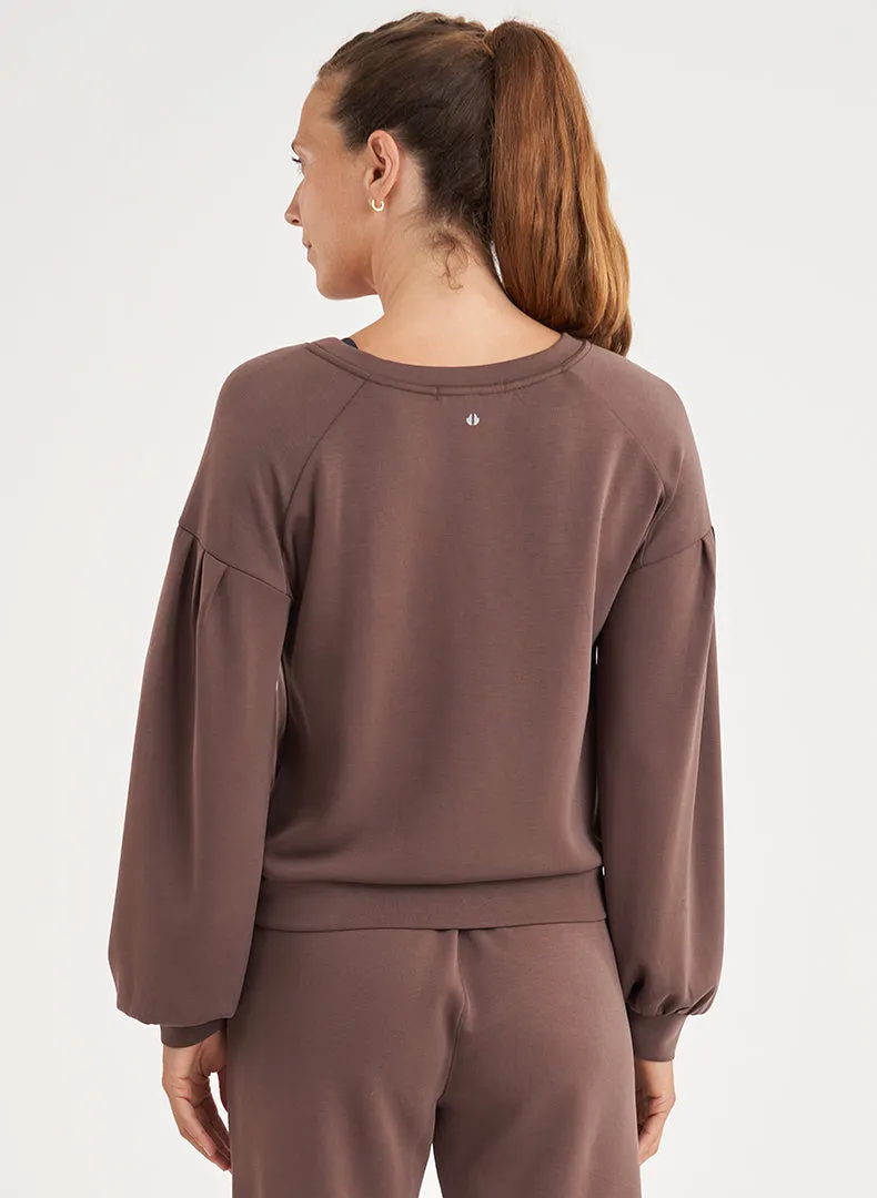 Pleated Pullover