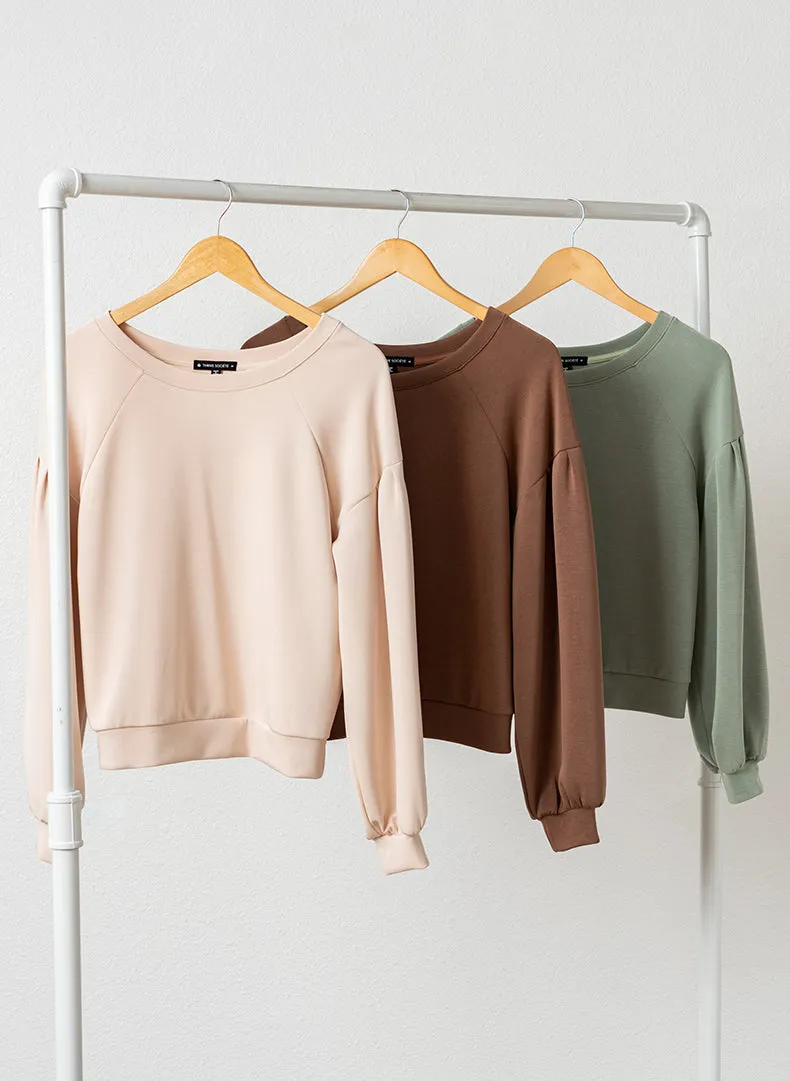 Pleated Pullover