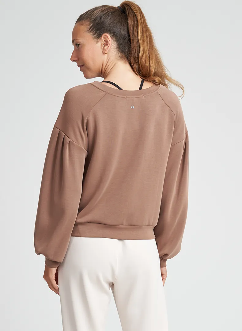 Pleated Pullover