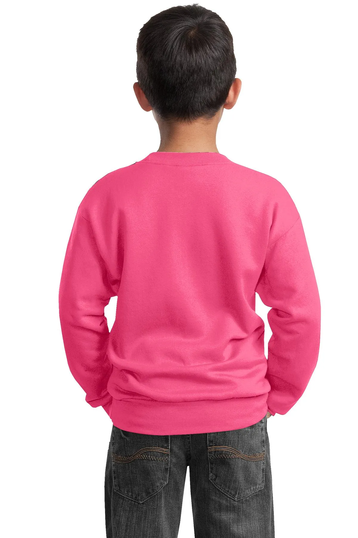 Port & Company - Youth Core Fleece Crewneck Sweatshirt. PC90Y