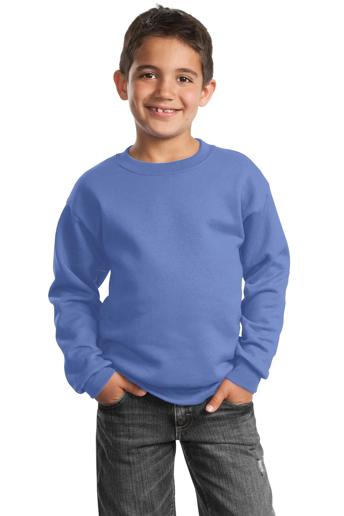 Port & Company - Youth Core Fleece Crewneck Sweatshirt. PC90Y