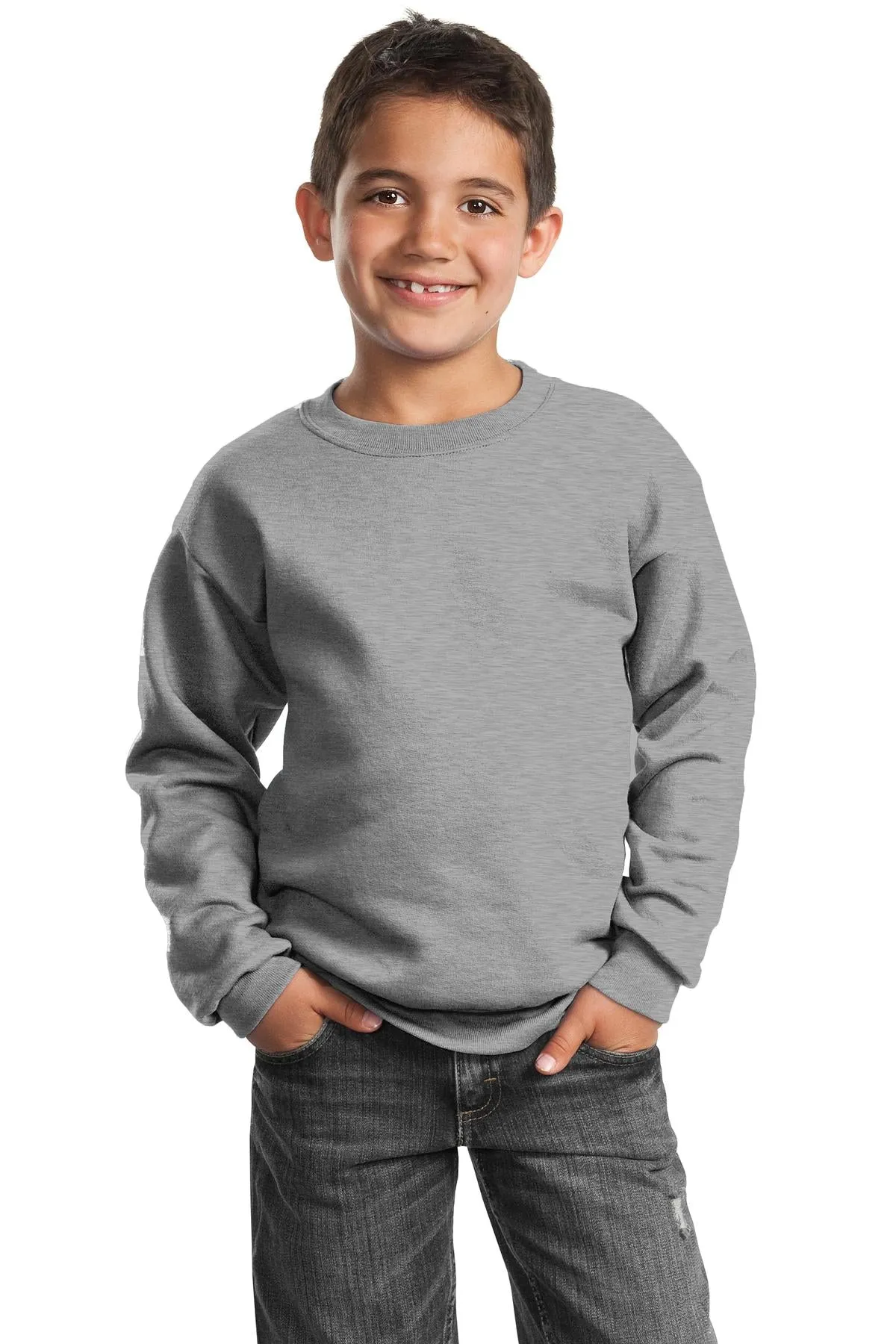 Port & Company - Youth Core Fleece Crewneck Sweatshirt. PC90Y