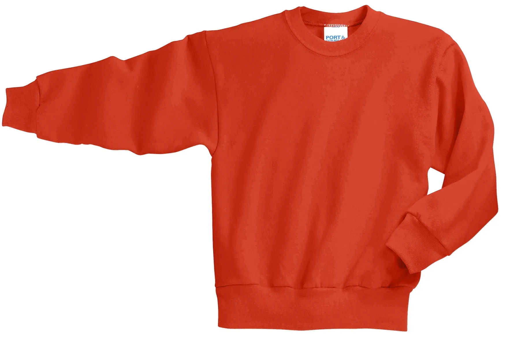 Port & Company - Youth Core Fleece Crewneck Sweatshirt. PC90Y