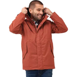 Regatta Mens Sterlings IV Waterproof Fleece Lined Jacket - Burnt Henna