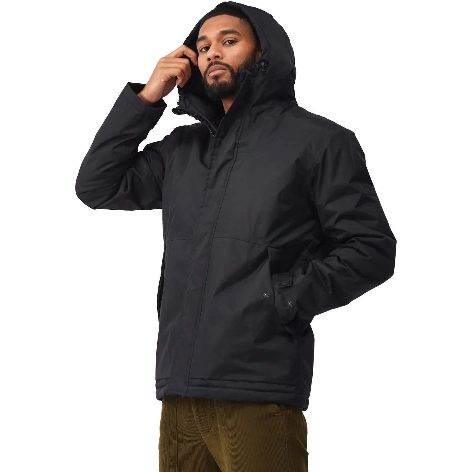 Regatta Mens Sterlings IV Waterproof Fleece Lined Jacket - Burnt Henna